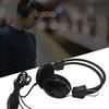 3.5mm Universal Noise Canceling Head-mounted Headset Wired Headphone with Mic for Computer