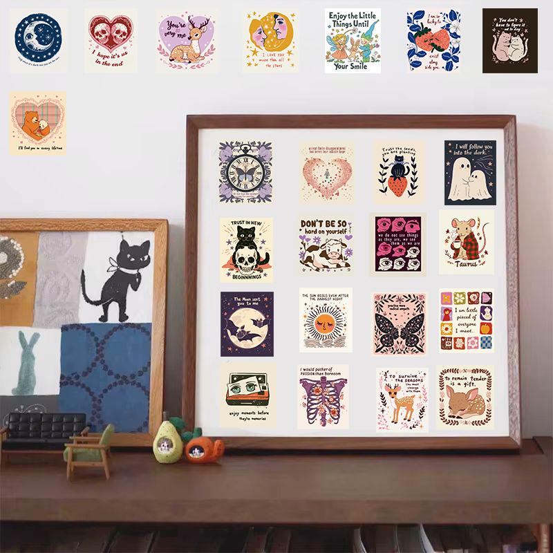 50/100PCS Weird Inspirational Sticker Aesthetic Motorcycle Funny Phone Laptop Luggage Creative Coffee Skateboard Car Stickers