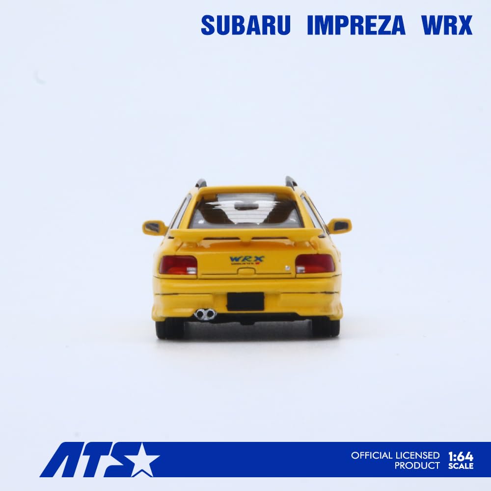 Hobby Japan Subaru Impreza WRX Желтый Готовая модель ATS881506 ATS-MODELS 1/64