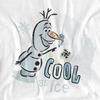 frozen Унисекс Взрослая Футболка Cool As Ice Олаф