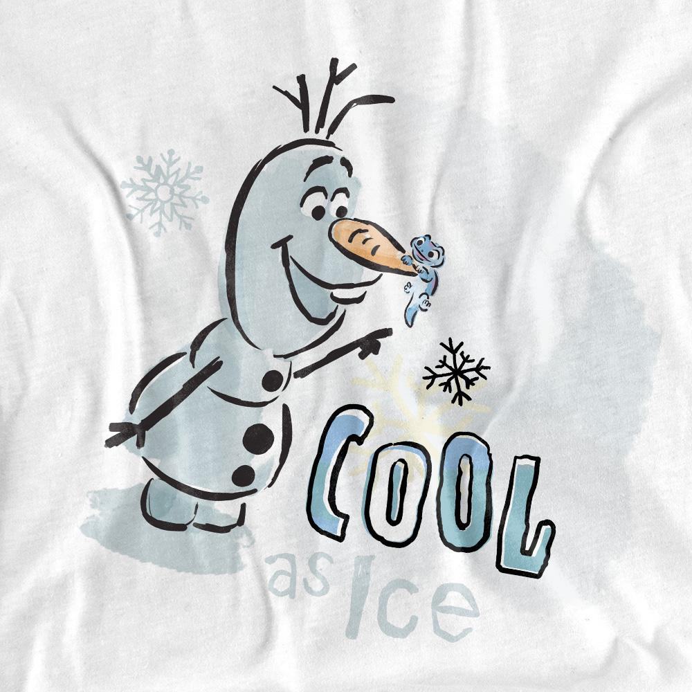 frozen Унисекс Взрослая Футболка Cool As Ice Олаф