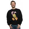 Looney Tunes Mens Tweety Pie Bunny Ears Sweatshirt