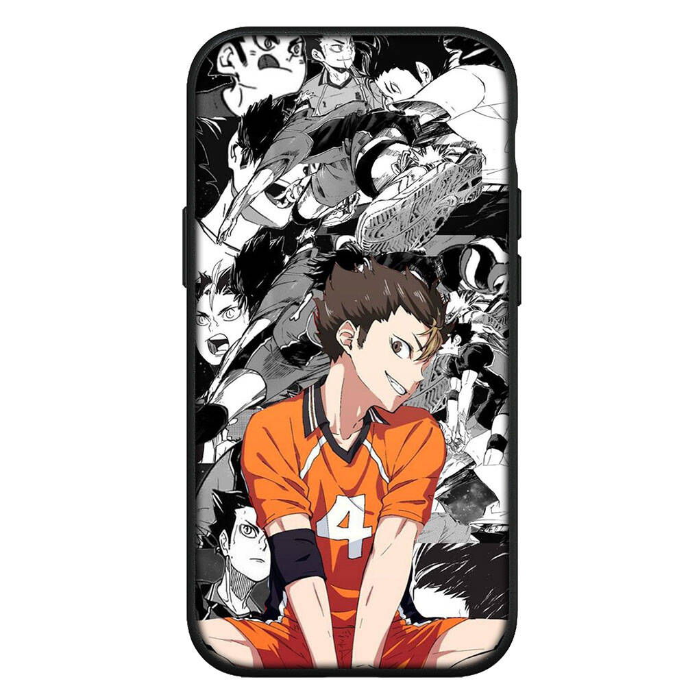 for Samsung Galaxy S25 S24 S23 iPhone 17 16 15 Xiaomi Redmi Note 14 13 12 Plus Pro Max A57 Phone Case Karasuno Hinata Shoyo Haikyuu OPPO Huawei Cover