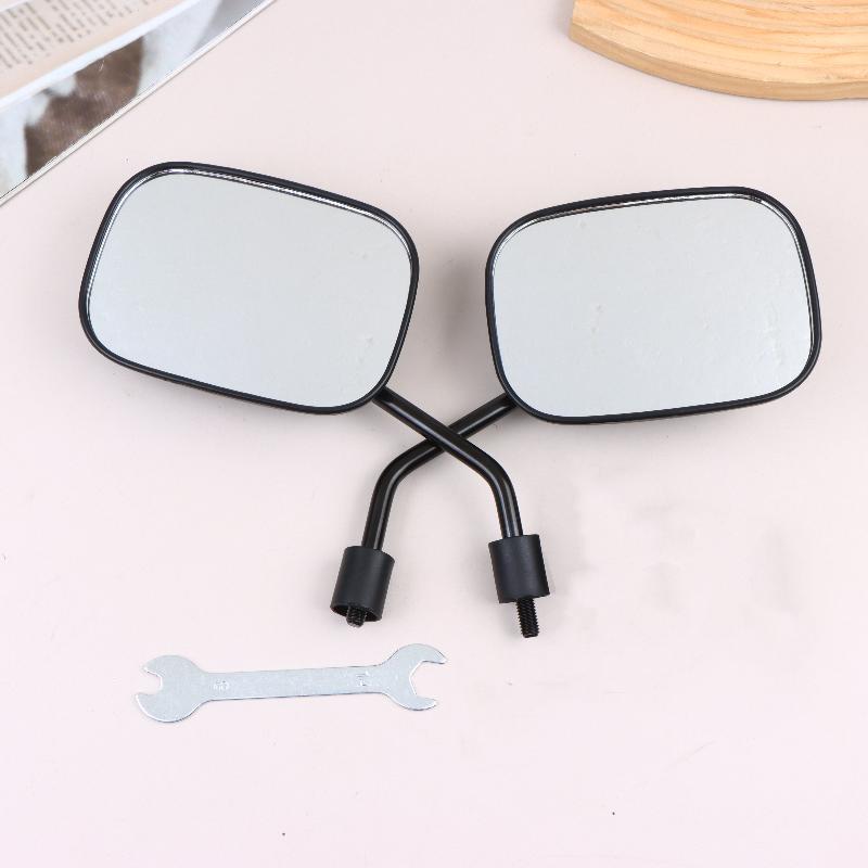 Motorbike Rear Mirrors with Streamlined Design for Reduced Wind Resistance