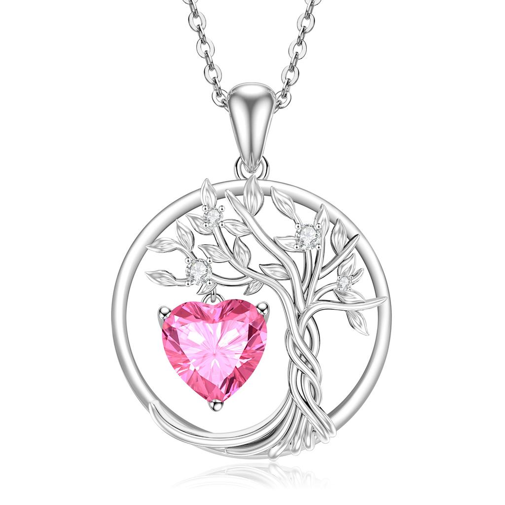 S925 Sterling Silver Women's Necklace Trendy Zircon Cross Pendant Birthday Gift European American