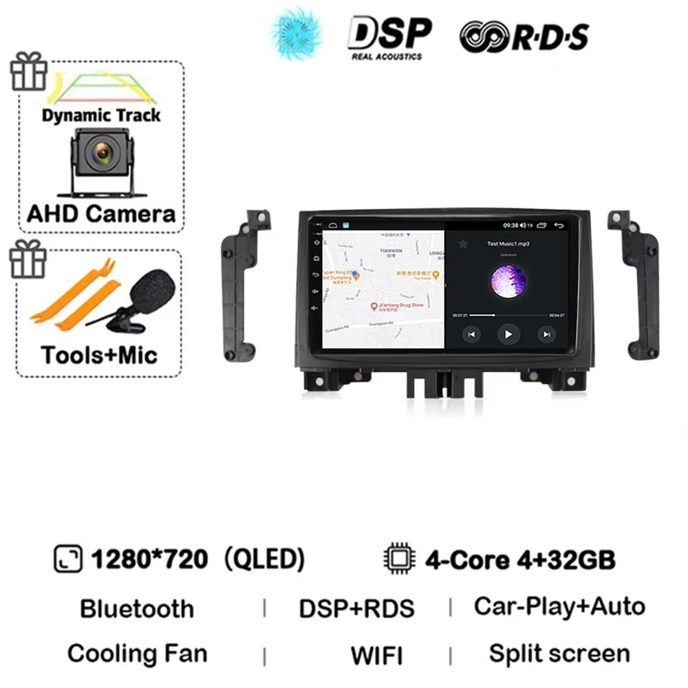 Android 14 qled для vw Craft для Mercedes Benz Sprinter 2006-2016 радиоприемник для автомобилей Android Carplay Auto 4G Wi-Fi Navegação GPS