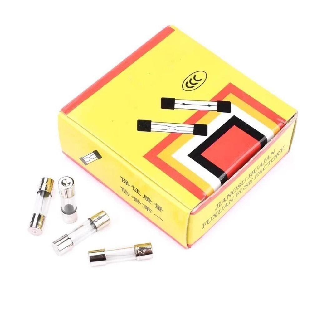 Стеклянный предохранитель 5*20 мм 250 В Быстродействующие предохранители Новый набор предохранителей