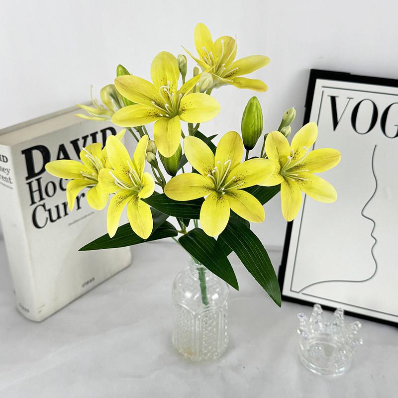 Lily Blossom Lifelike Arrangements For Wedding Venue Decor And Photography Props