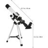 Телескоп для детей, начинающих, взрослых, рефракторные телескопы с апертурой для начинающих в астрономии, портативный дорожный телескоп с штативом, подарки для астрономии