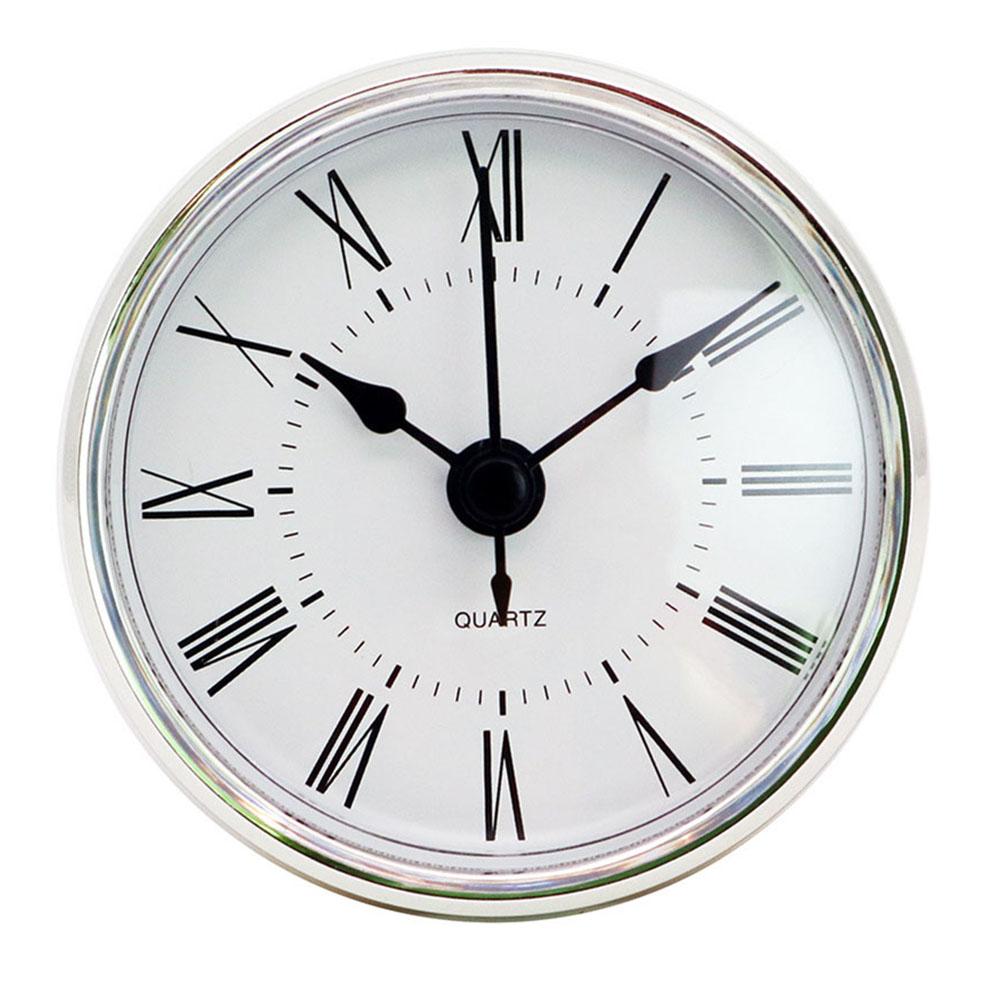 70MM Quartz Clock Inserts Movement Mechanism Replacement With A Back Cover Roman Arabic Numerals Home Decoration