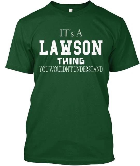Lawson Новая футболка 100% хлопок Мужские футболки Топ Сделано в США Футболка Футболка Топ Унисекс
