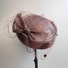 Летняя шляпа стюардессы в наличии новая льняная шляпа женская, Французский ретро сетчатый берет стюардессы в наличии