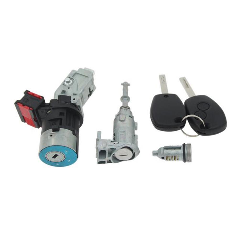 Ignition Switch Cylinder Door Lock For Renault Kangoo 3 2009-18 Clio 3 2005-2012