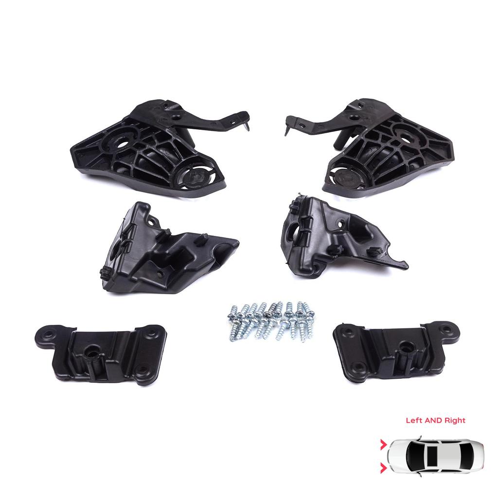 BHL581 Комплект кронштейнов для ремонта держателя фары, левая и правая сторона для Peugeot 208 e-208 MK2 P21 2008 e-2008 MK2 P24 2019-начало