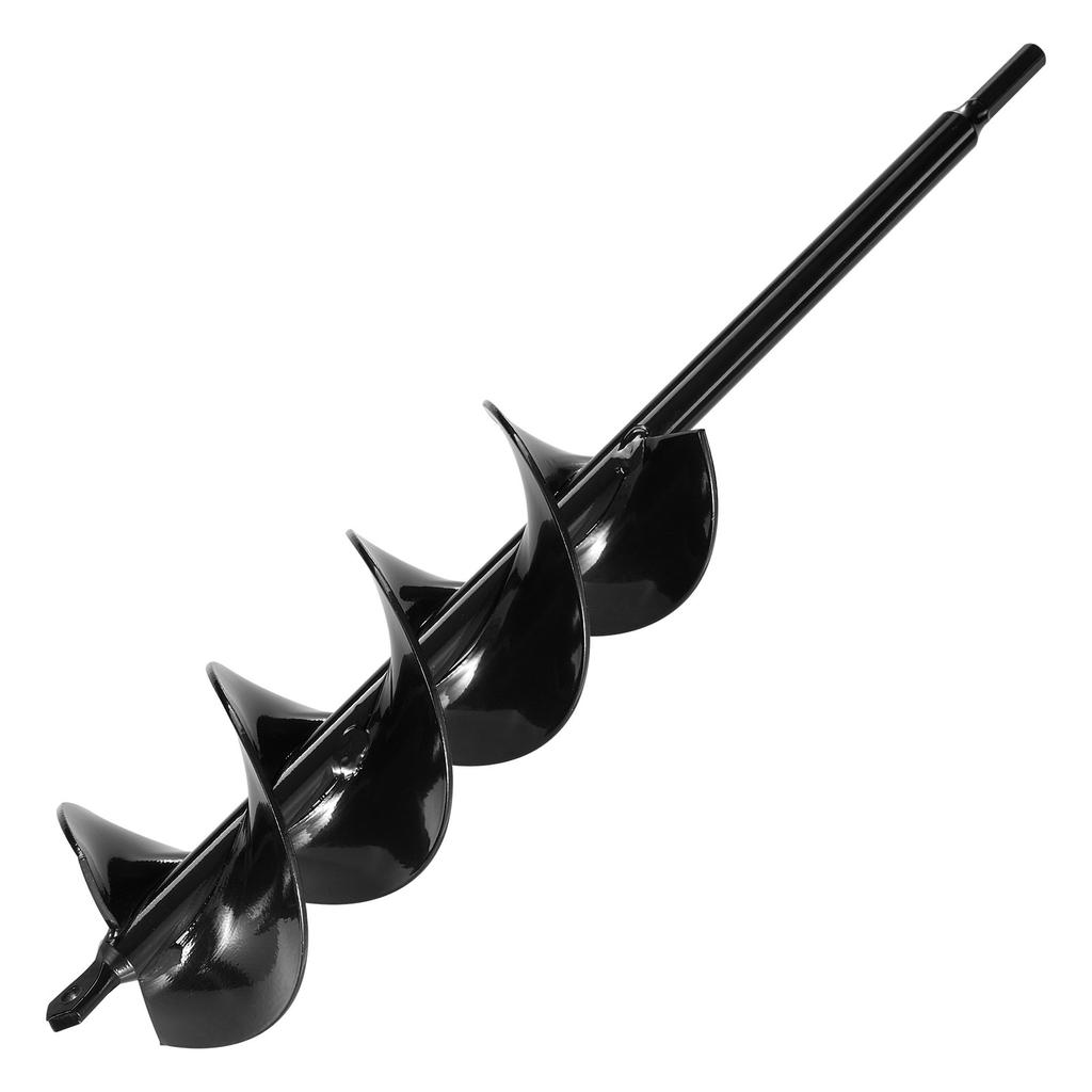 VEVOR Auger Drill Bit for Planting, 80 x 410 mm Spiral Drill Bit, for 3/8" Hex Drive Drills, Heavy Duty Bulb Planter Tool