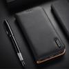 Dux Ducis Hivo Genuine Leather Flip Wallet Case with Card Slots for iPhone 14 Plus - Black
