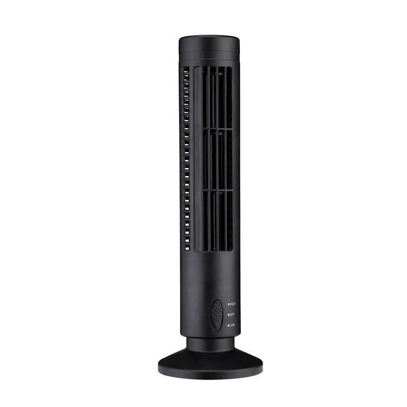 Mini Tower Fan With Eye Caring Led Light And Power For Students