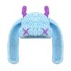 Cute And Quirky Little Devil Long-eared Knitted Hat For Women, Warm And Ear-protecting For Fall And Winter, Sweet And Cool Horned Pullover Woolen Hat