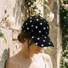 Breathable Polka Dot Baseball Cap Polyester Sun Hat Japanese Peaked Hat  Travel