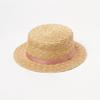 X206 Новая детская соломенная кепка с узким галстуком, плоская рисовая кепка для путешествий, отдыха, пляжа, солнцезащитная кепка с оттенком, цилиндр, шляпа для маленьких девочек