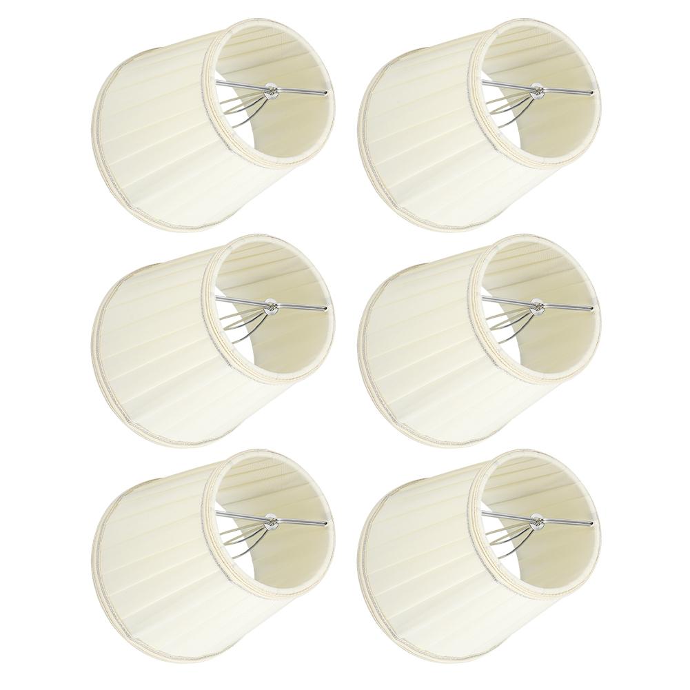 6PCS Modern Fabric Lampshade Light Cover Decoration for Home Chandelier Wall Pendant Lamp
