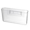 Storage Box Punch Free Plastic Clear Wall Mounted Organizer for Phone Remote Control