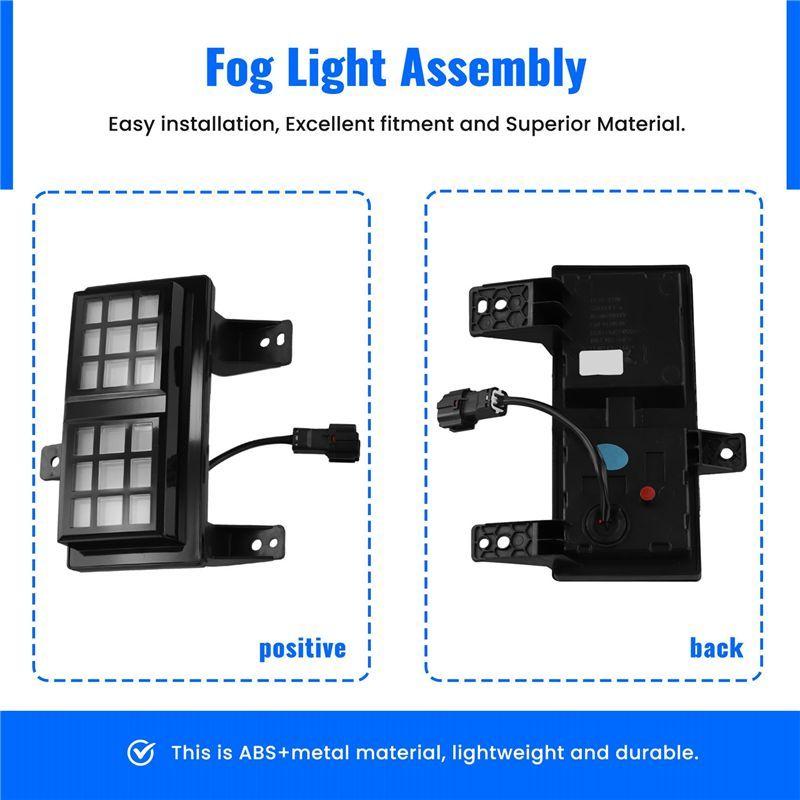 Powerful For Chery Jetour Traveller T2 -2024 Fog Light Assembly Front Bumper Headlight Lamp Daytime Running Light