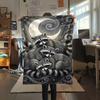1PC Small animals gather Print FlAannel Blanket, High quality Comfortable for All Seasons, Home Decor, Warmth and Comfort