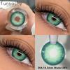 FUNSACHY 2pcs Natural Lenses Colored Contact Lenses for Eyes Green Eye Colorful Lenses Yearly Blue Gray Soft Eye Contacts Lens