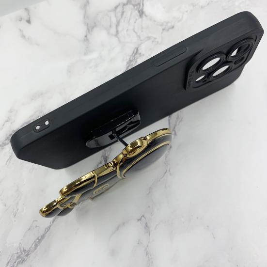 Desktop Stand Folding Adjustment Strong Bearing Multifunctional Angle Non-skid Support Cellphone Multi-functional Electroplated