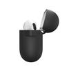 Keybudz AirPods4 Elevate Silicone Case AirPods 4th Generation Full Smooth Soft Lid with Strap Hole Includes Drop AirPods 4 Black KB27440AP4
