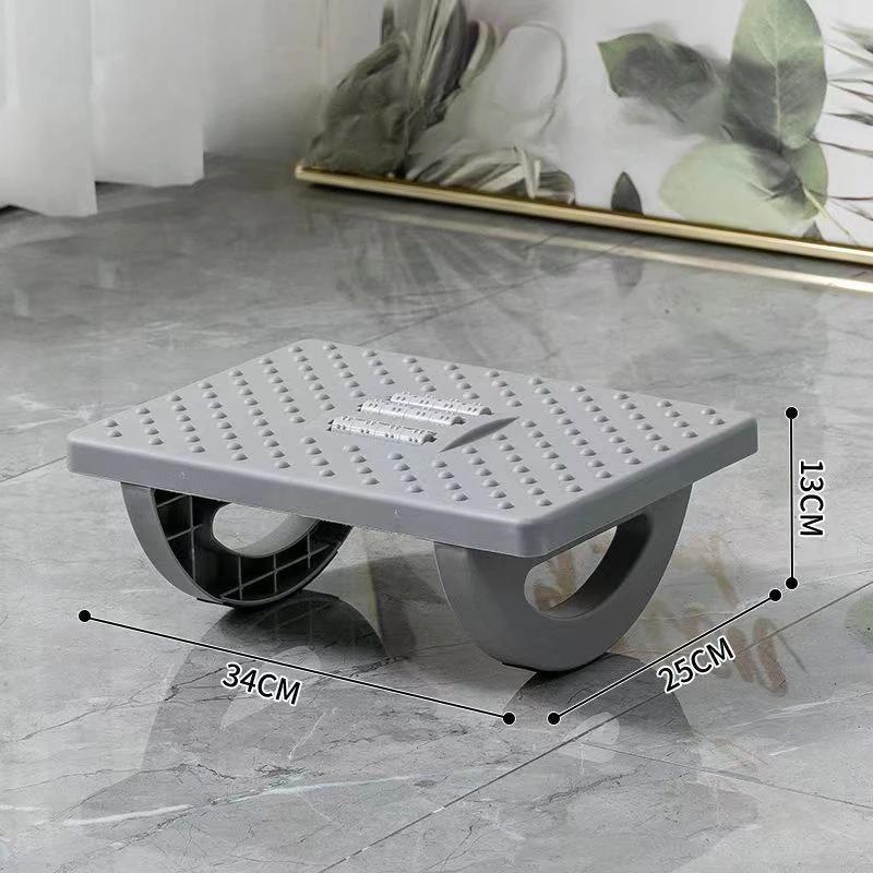 Подставка для ног под стол, эргономичный табурет для ног, портативная подставка для ног с роликовым массажем для снятия давления для работы в домашнем офисе