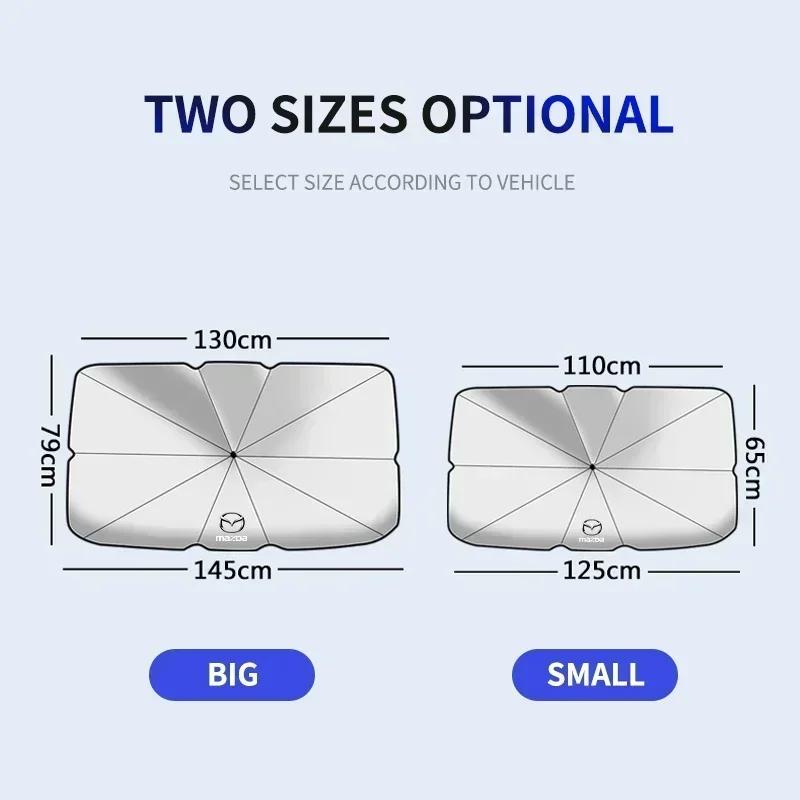 Автомобильный солнцезащитный козырек на лобовое стекло для Mazda 3 BK BL Axela 2 5 CX5 CX6 CX-4 Mazda 6 GH GG CX-7 MX5 RX8 Ms M3 M5 M6 MX3