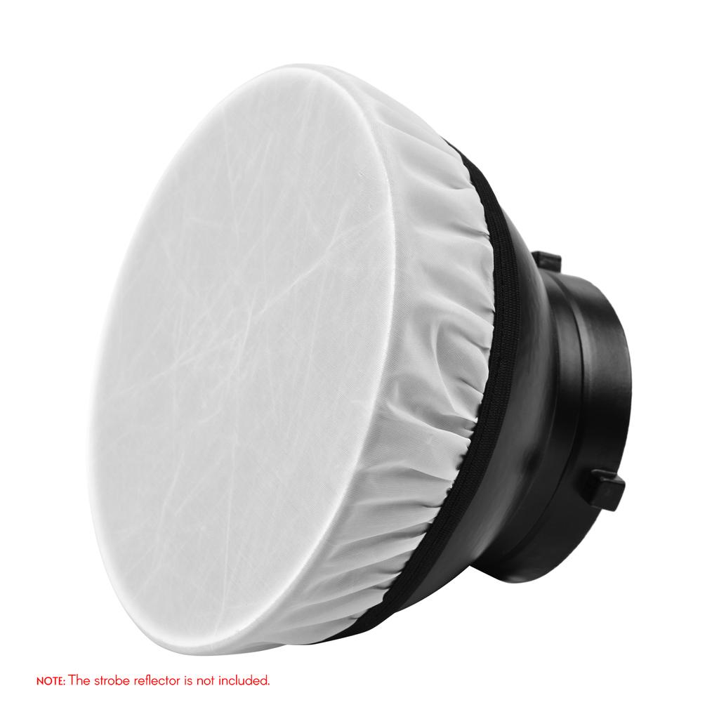 7 дюймов 180 мм Мягкий рассеиватель Носок Студийный стробоскоп Отражатель Искрящиеся отражатели Носок-рассеиватель для портретной и предметной съемки