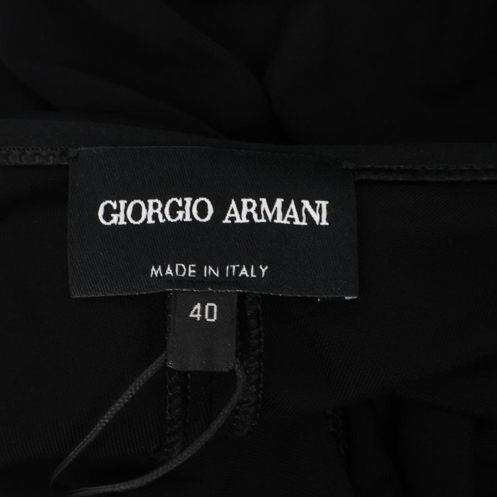 Giorgio Armani 3KAA71 AJZWZ 20 лет Драпированное платье без рукавов платье 40 черныйБ/у