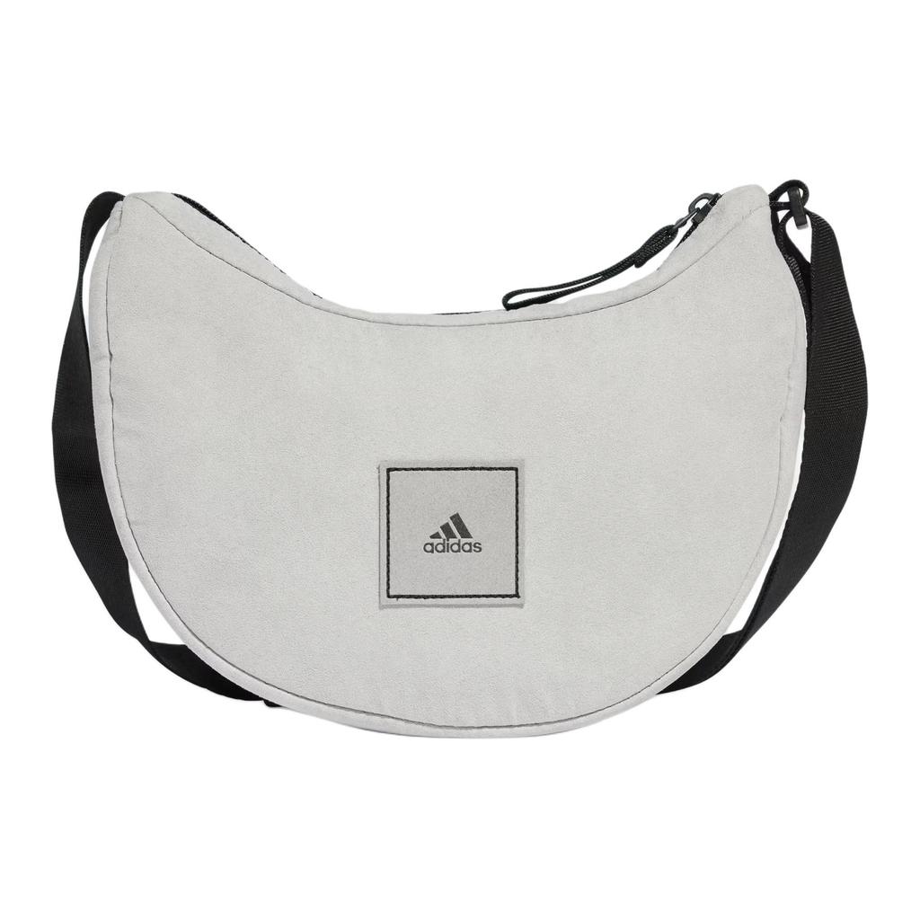 New Adidas Polyester Shoulder Bag, Crossbody Bag Unisex Light Gray IV9830