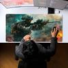 XXL Large Tactical Soldier Gaming Mouse Pad Non-Slip Rubber Base Desk Mat Overlock Edge Keyboard Pad for PC Gamer Office Work