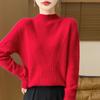 Женский кашемировый свитер Qinghe cashmere 30% кашемир 70% шерсть Женский осенне-зимний кашемировый свитер мягкий и теплый