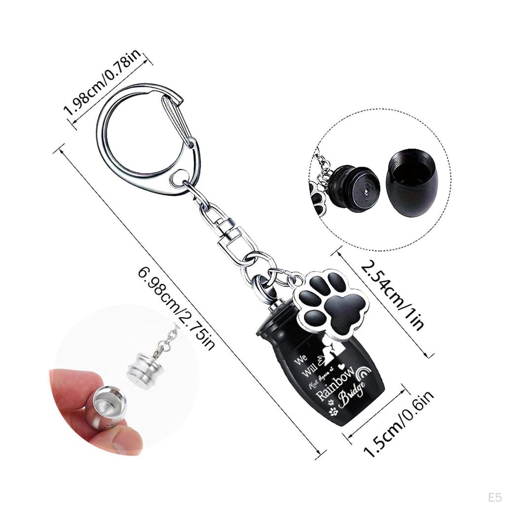 Кулон Брелок Урна для праха питомца Памятный сувенир для похорон Котенок Щенок Кот Кролик