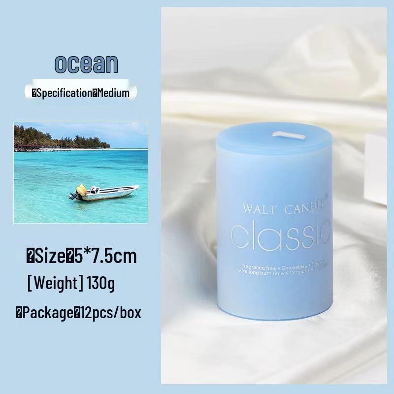 Красочные цилиндрические ароматические свечи - Бездымные для экстренных случаев, свадеб, дней рождения и украшения церкви или отеля