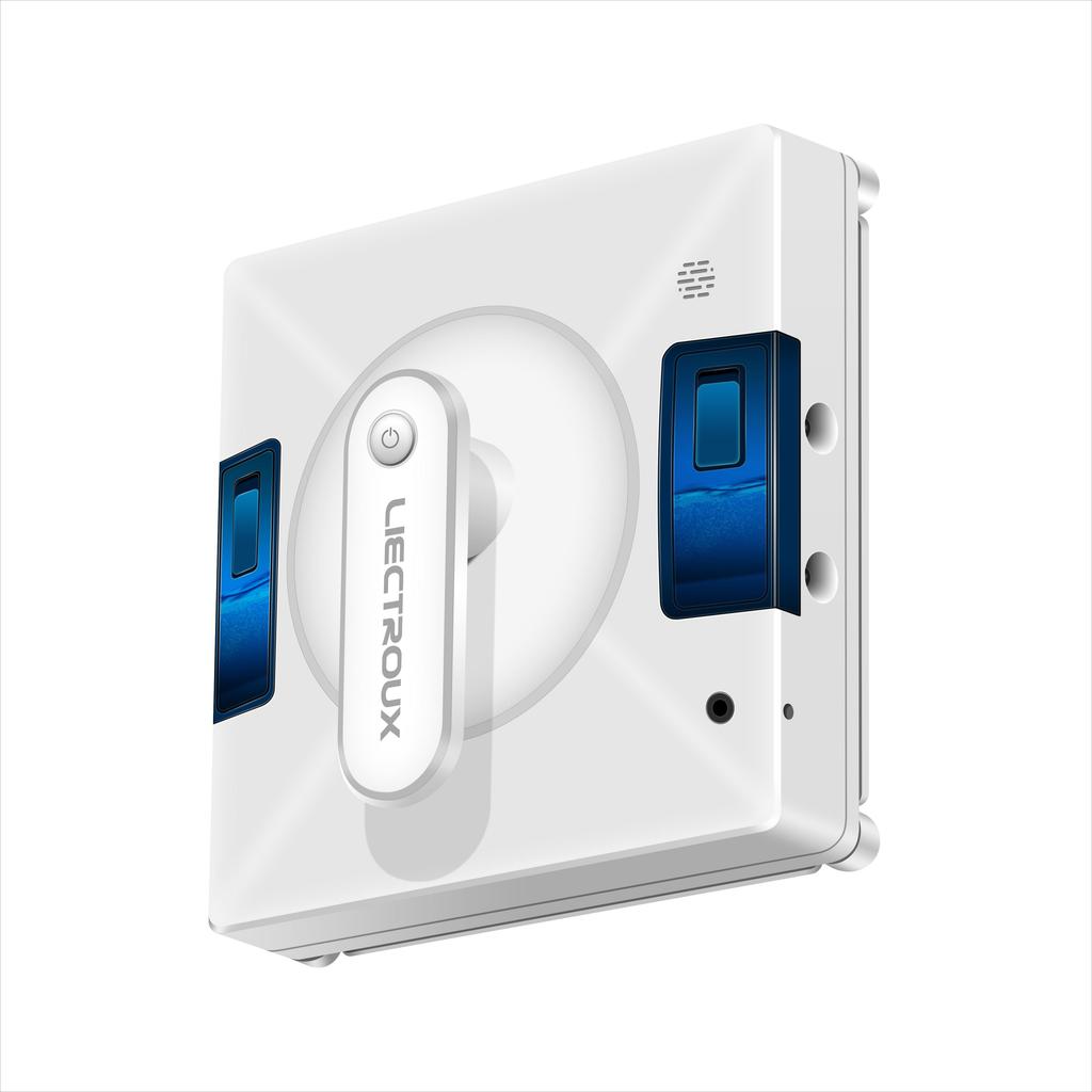 Robot Window Cleaner LIECTROUX YW509,4-Way Water Spray,Home Wall Glass Window Robot Vacuum Cleaner,Updated Laser,Smart Memory