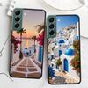 Греция летом. Чехол для телефона Санторини для Samsung Galaxy S22 S25 Ultra S21 S10 Plus S26 Edge S20 S23 S24 FE Силиконовый
