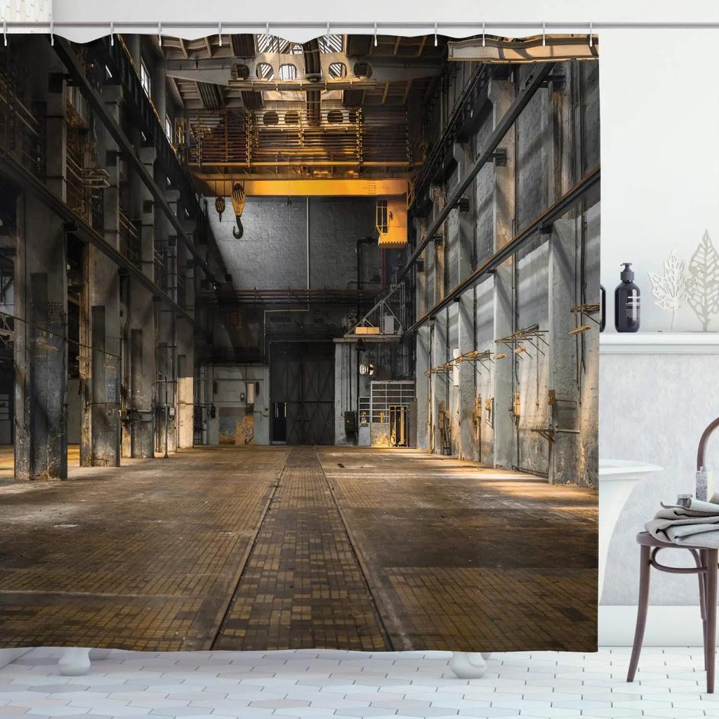 Занавеска для душа из ткани «Карбонит» от Factory Han Solo, мягкий полиэстер, серый комплект штор для ванной комнаты, аксессуар для домашнего декора с крючками