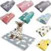 Soft Fluffy Flannel Dog Blanket Cute Cartoon Print Pet Bed Sheet Mat Warm Breathable Cat And Dog Sleeping Blankets Pet Supplies