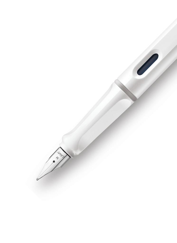 Lamy 019 FP Safari Белая Перьевая Ручка Средний Размер 4000229