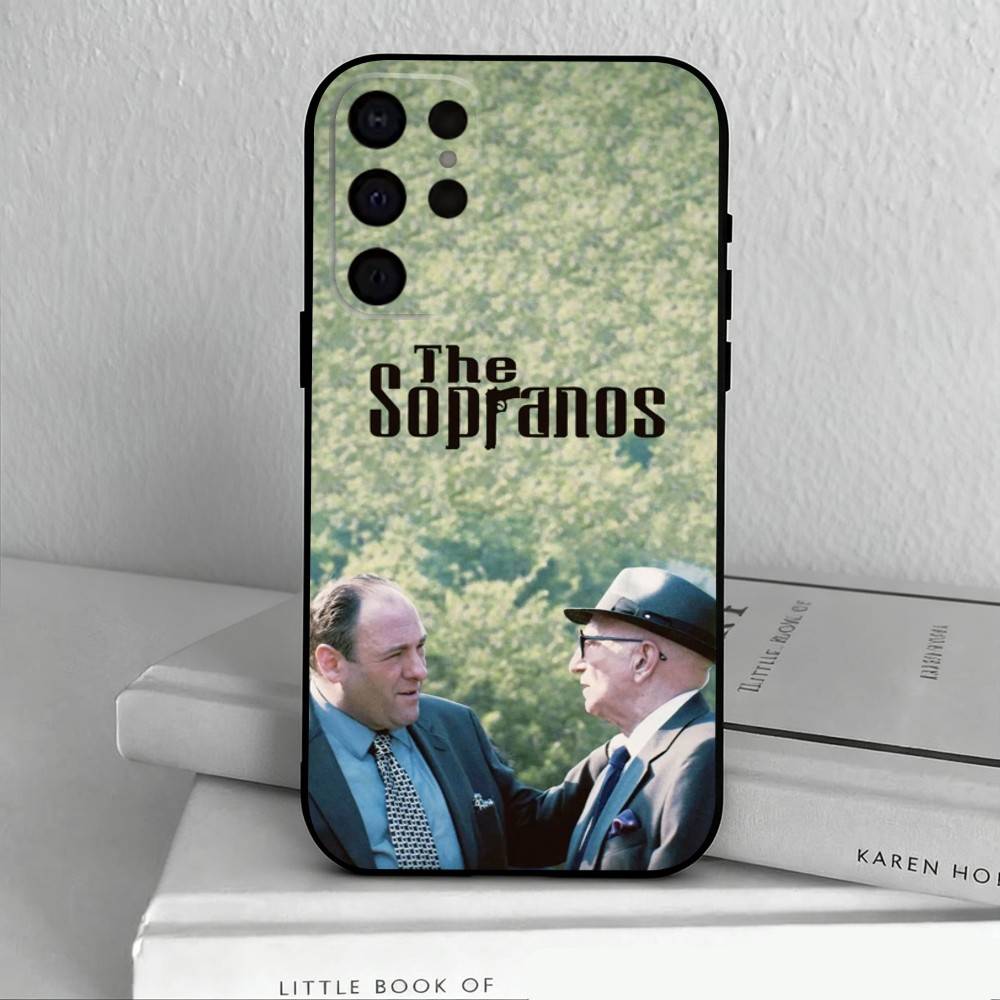 Чехол для телефона TV The S-Sopranos-S для Samsung S25,24,23,22,30,21,10,9,Ultra,Plus,Lite,FE,4,5 G Мягкий Черный Чехол
