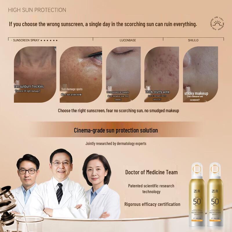 Солнцезащитный спрей Truth Reconnaissance Whitening SPF50 PA+++