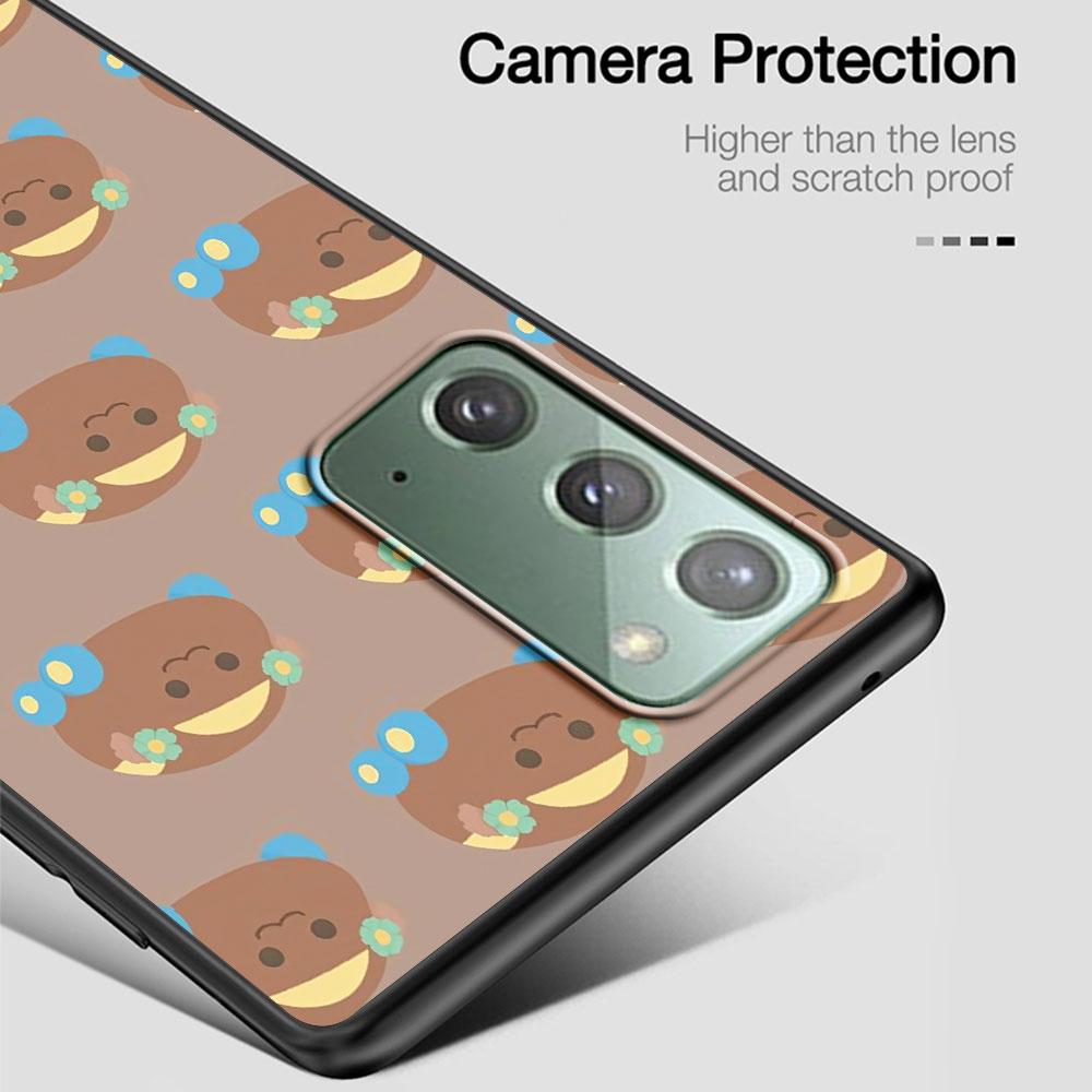 PUI PUI MOLCAR Милый чехол для Samsung Galaxy Note 20 Ultra 8 10 Lite 9 TPU Чехол для телефона Note 10 Plus Черный Мягкий чехол Funda Capa