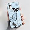 Phone Case For ZTE Libero 5G III A202ZT / Libero 5G II A103ZT Casing Fashion Butterfly Flower Black Soft TPU Case Silicone Cover