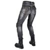 VOLERO+Motorcycle Wash Jeans Women's Vintage Motorcycle Casual Riding Pants+Kevlar Anti Wear And Anti Drop